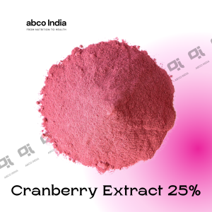 Cranberry Extract 25% by ABCO INDIA.